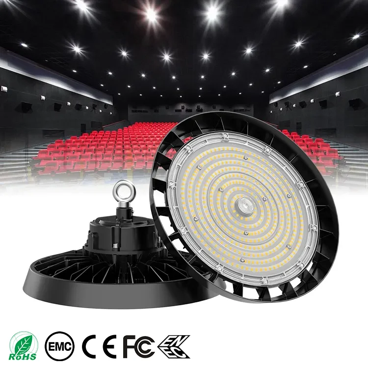 Commercial Industrial Lighting 100W 150W 200W IP66 Round UFO Led High Bay Light Warehouse Workshop LED Highbay
