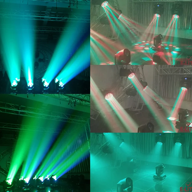 rotating color dj 19x15w bee eye 4in1 Rgbw Led Zoom Moving Head Light with touch screen