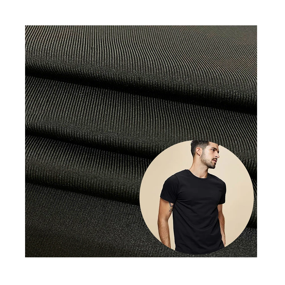 
Weitai Cheap Fabrics in China Polyester Spandex Knitted Fabric High Color Fastness 4-Way Stretch Breathable for T-shit 