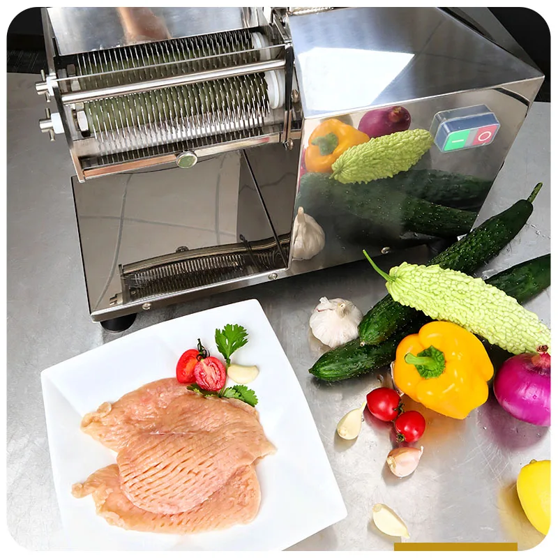 ASAKI Factory Electric Meat Stripper Stainless Steel Meat Tenderizer Tool Commercial  Electric Meat Tenderizer Machine