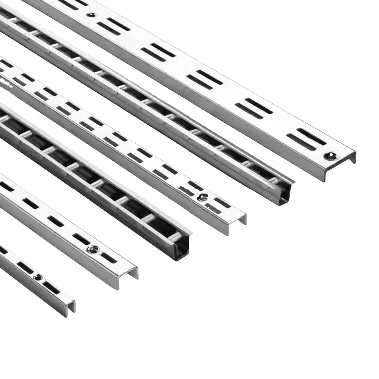 Регулируемые стеллажные стеллажи с одним слотом для розницы