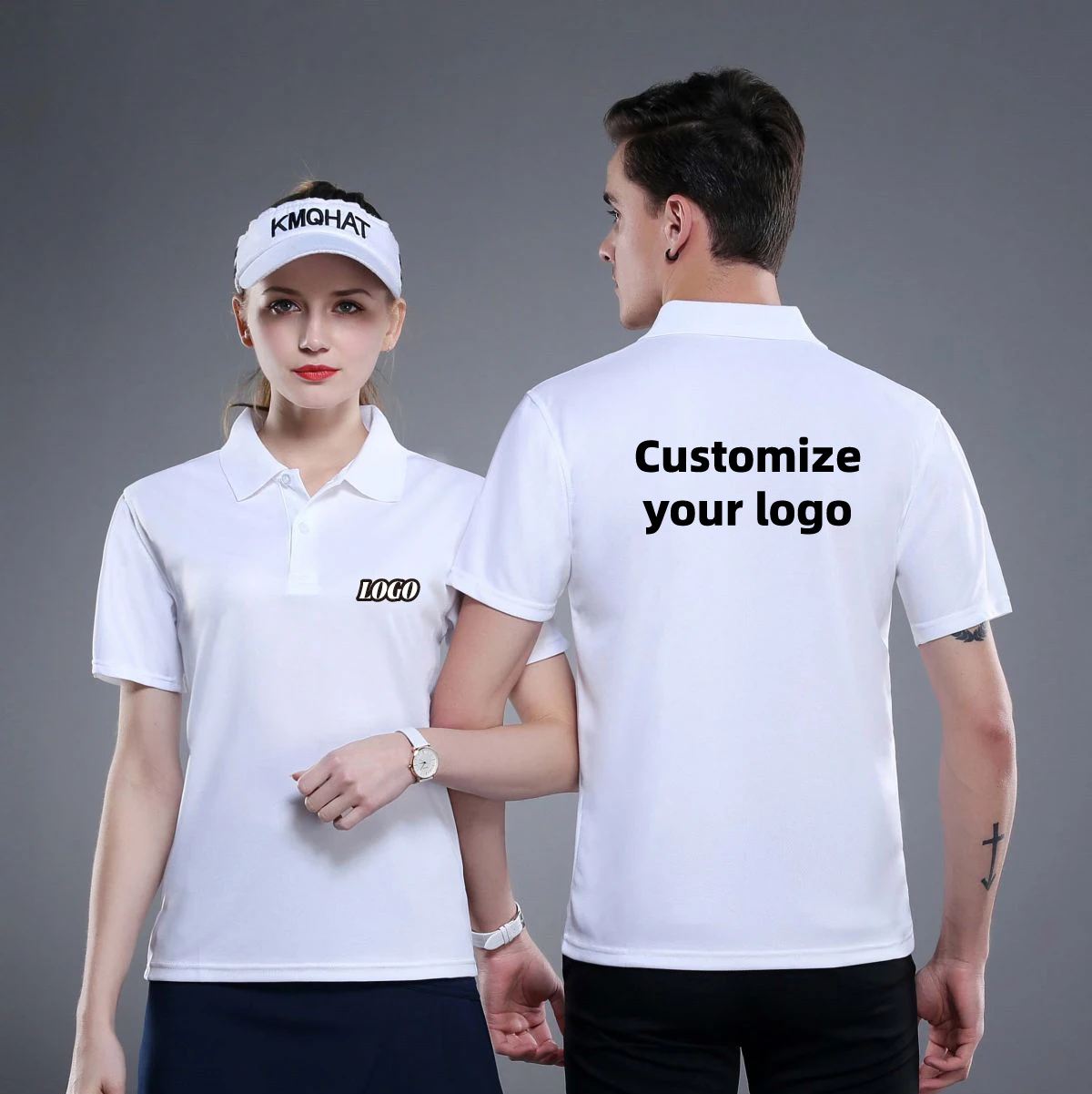Promotional Custom Polo Shirts 100% Polyester Golf Polos T Shirt Customized Logo QUICK DRY Sublimation Polo Shirt  For Men