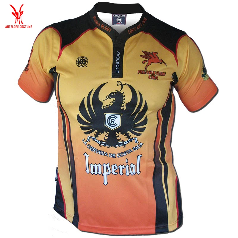 
Sublimation Custom Design Rugby Jersey Sublimation Printing Design Rugby Shirt 