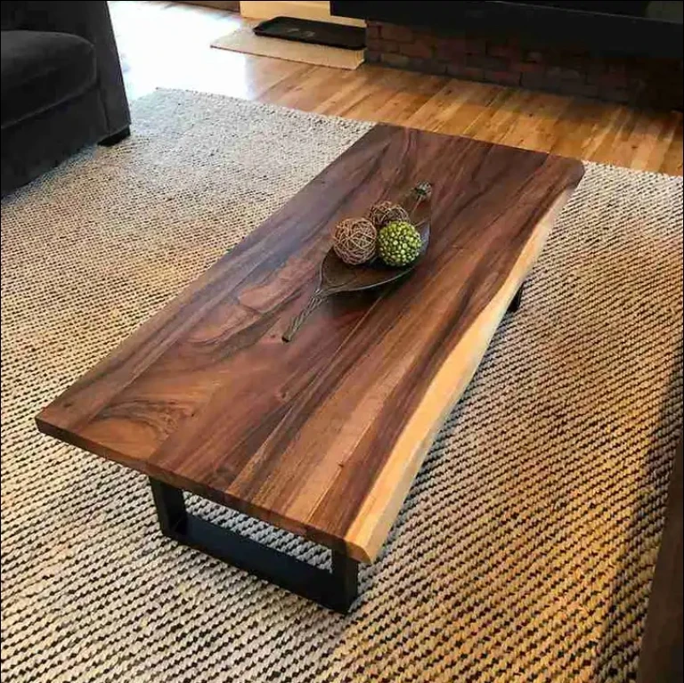 Live Edge Wood Slabs Large Natural Wood Slab Custom Luxury  Solid South American Walnut Live Edge Coffee Table