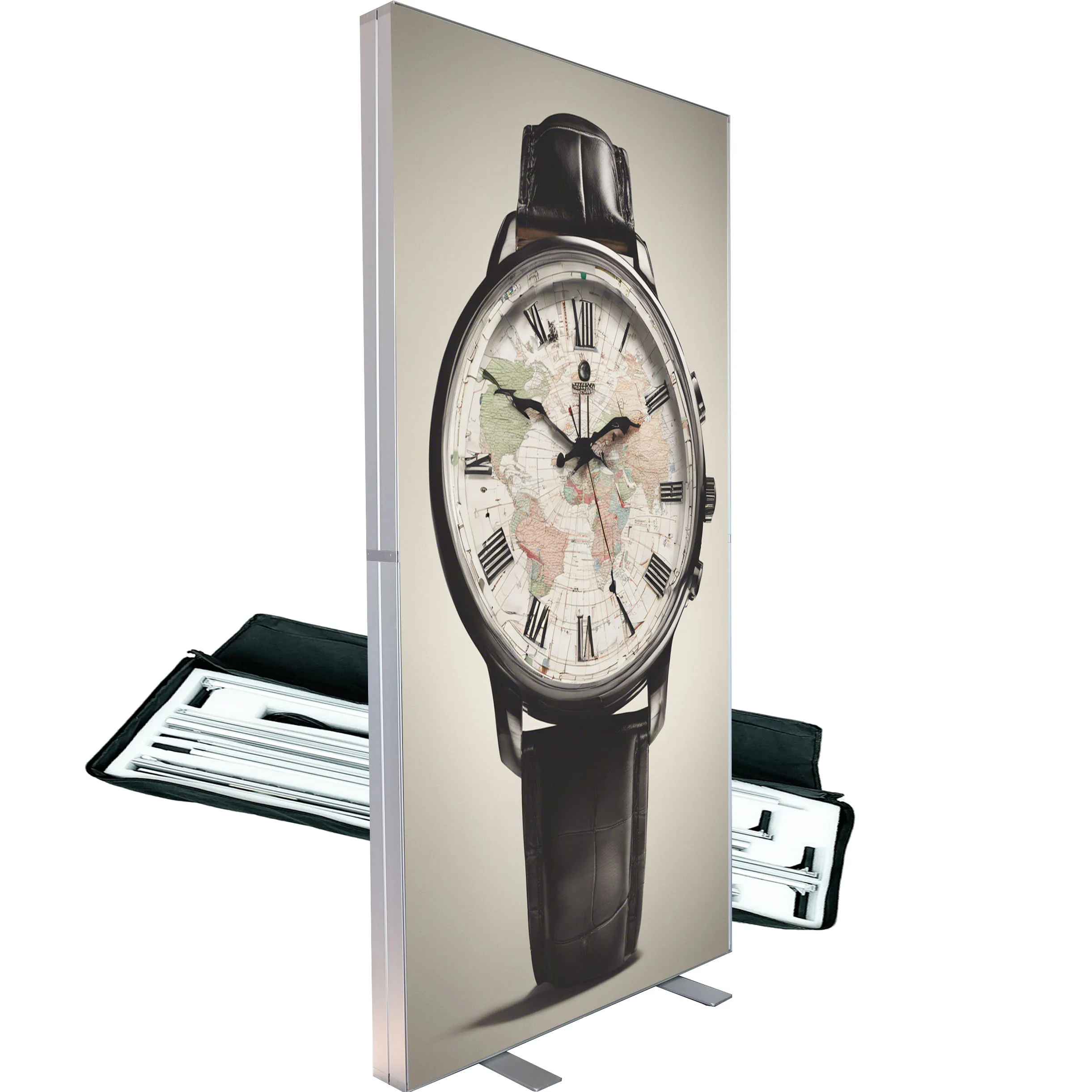 LED Light Box Displays SEG Tension Fabric LED LightBox Display Portable (100cm x 200cm)