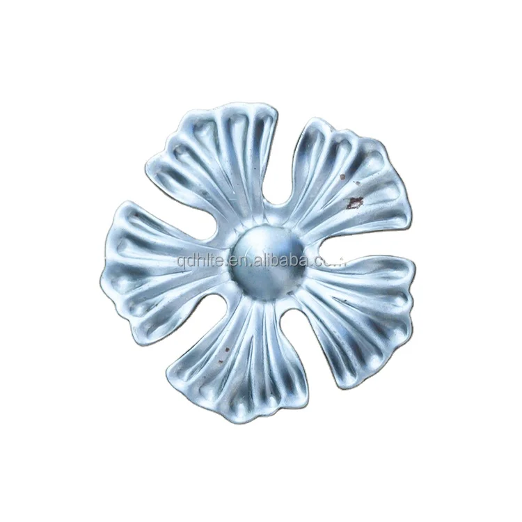 HLT Cheap Price Steel Leaves Iron Stamping Flowers Wrought Iron Leaves