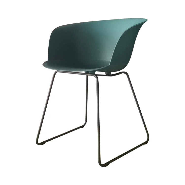 
Modern Design Plastic Nordic leisure living room chairs with armrest for dining room 