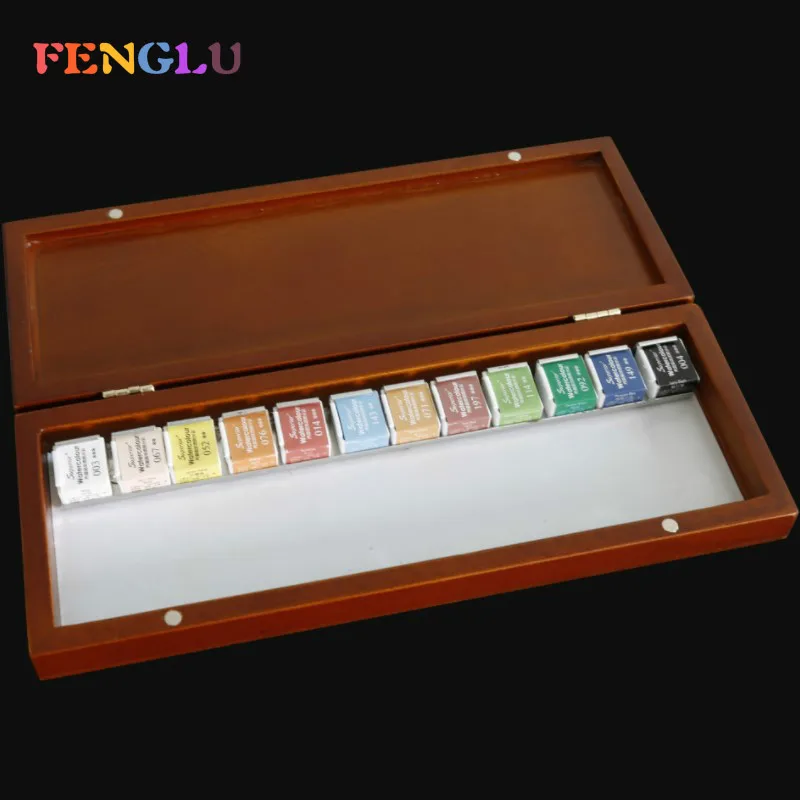 48 colors solid watercolor paint aritst