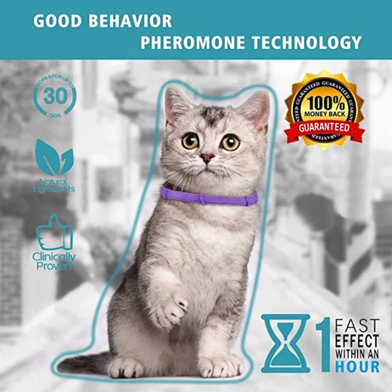 pet calming collar with long lasting smell to make pet calm