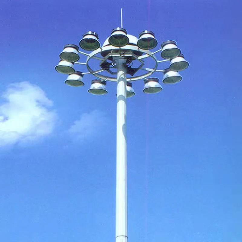 New Arrival Customized Outdoor 15M 18M 20M 25M 30M 40M Galvanized High Mast Lighting Pole