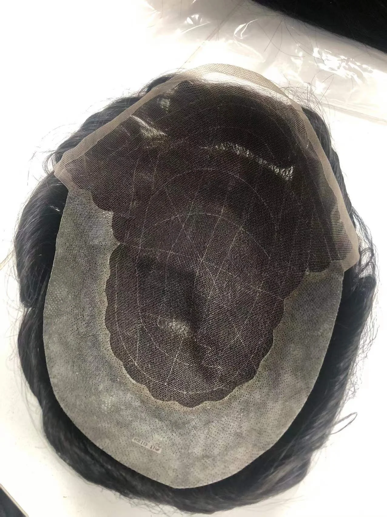 HQ Q6 Base Lace 100% Indian Hair  Men Toupee  Human Hair Lace Men Toupee United