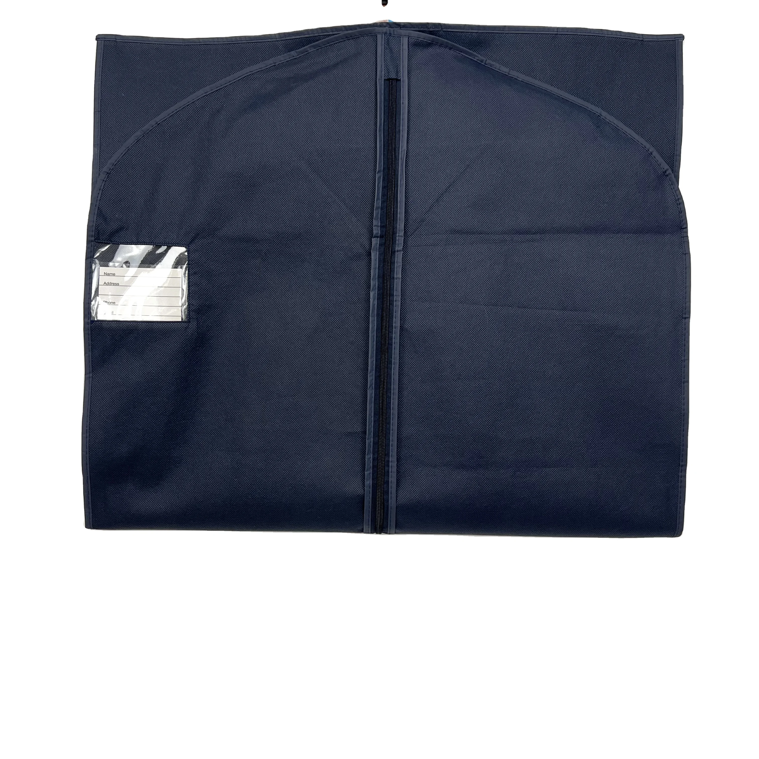 Custom High Quality Personalized Travel non woven suit carrier cover garment bag