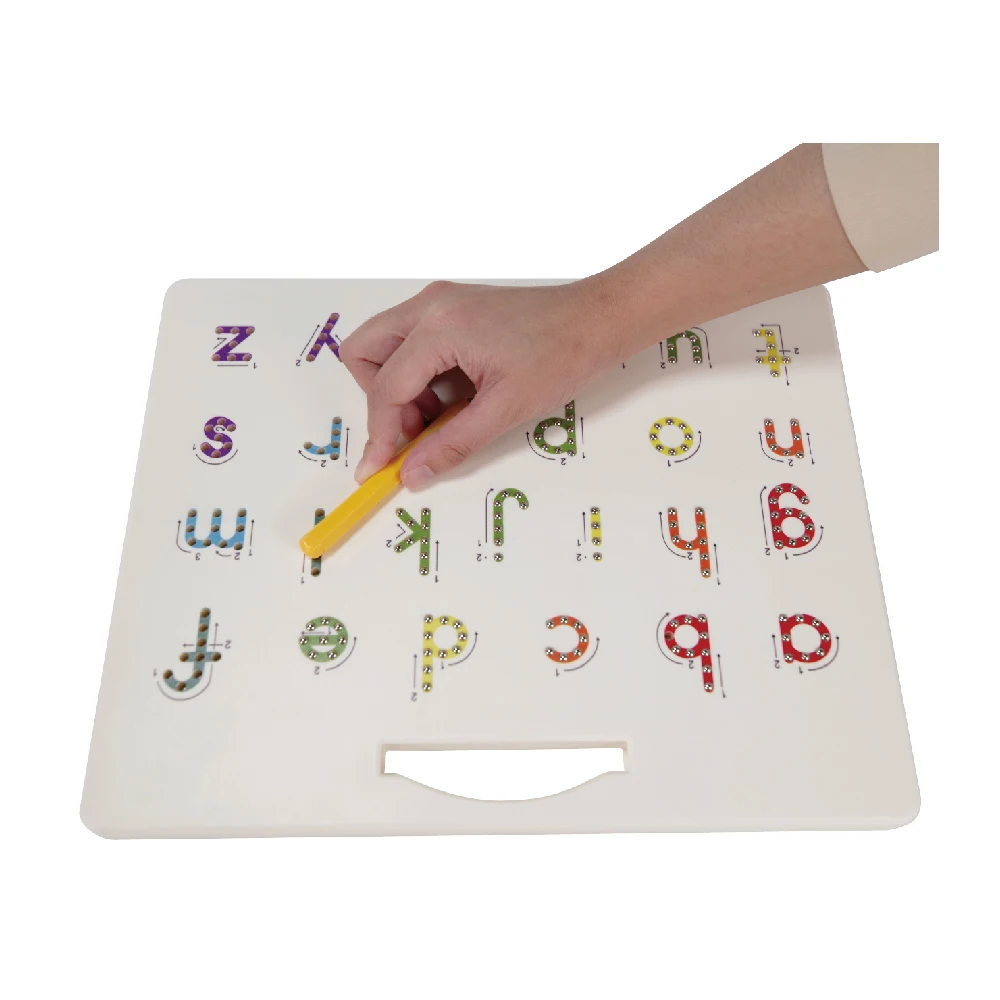 933 Steel Ball Kids 2 in 1Double Sides Early Education Magic Writing Toy Magnetic Drawing Board With Pen Magnetic Beads For Gift