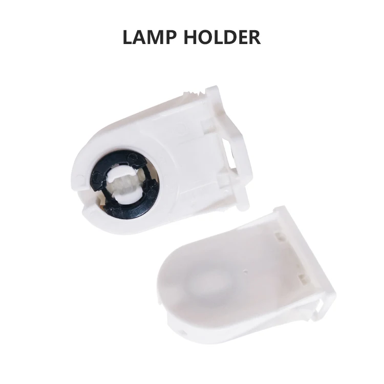 Plastic led lamp holder with cord t8 fluorescent light lamp holders & lamp bases