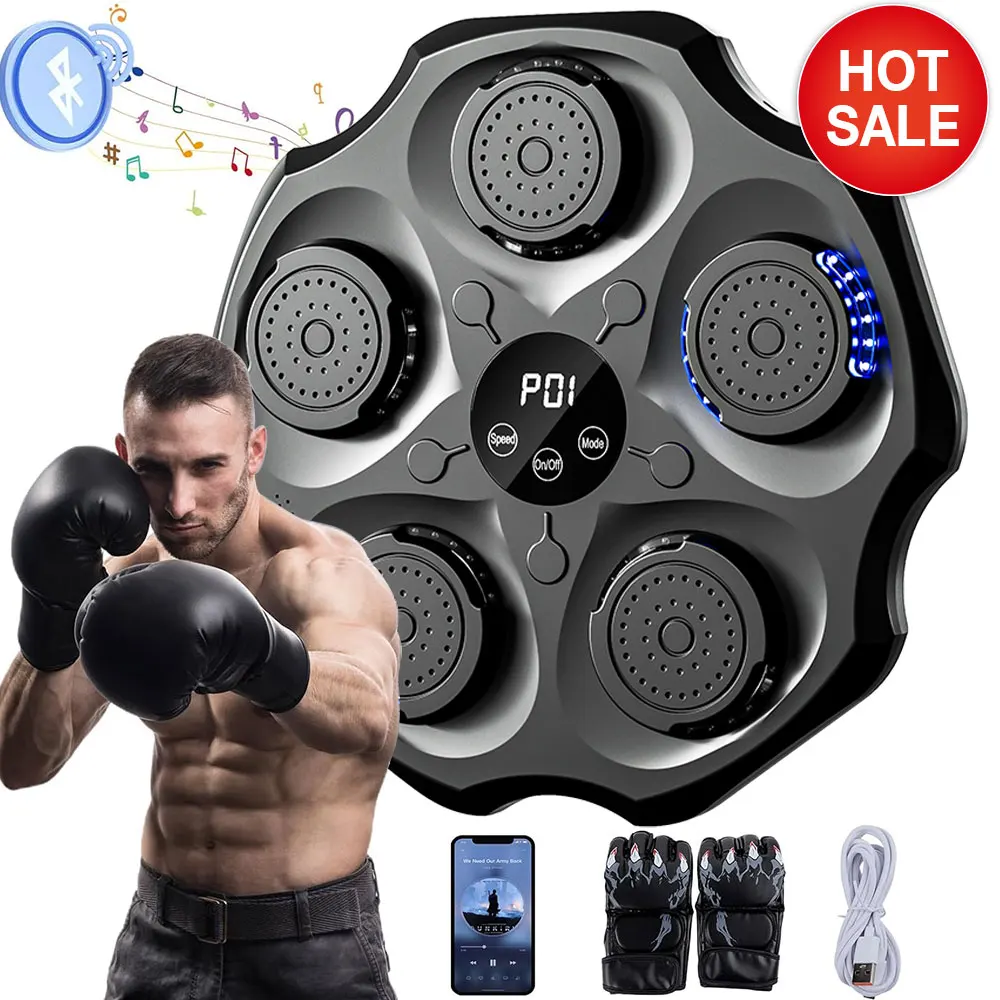 Smart Intelligent Oem Home Electronic Original Wellshow Sport Musical Adulto Wall Mount Onepunch Music Boxing Training Machine