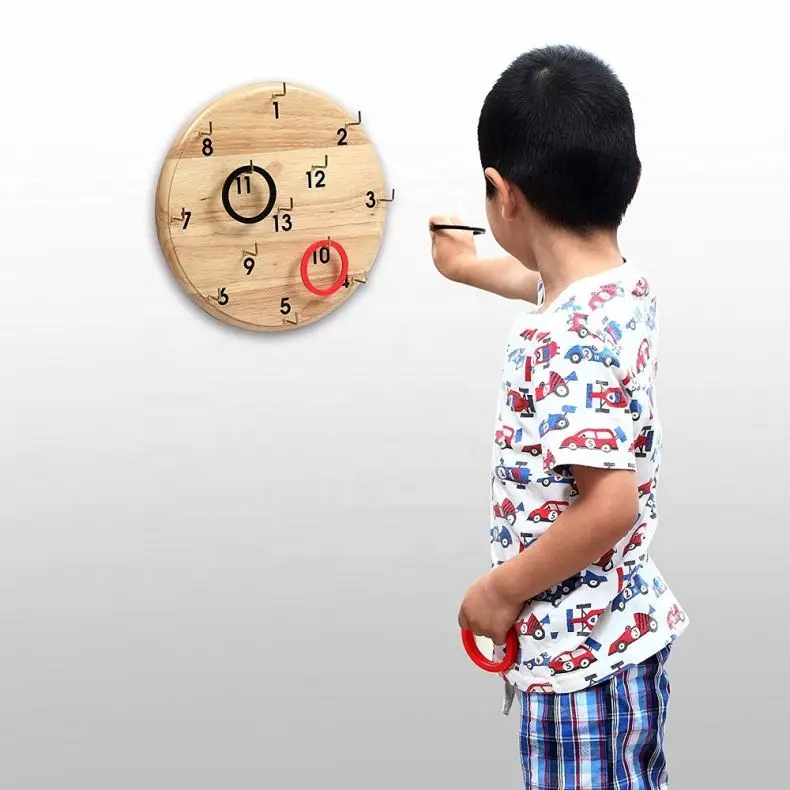Hook And Ring Toss Game Easy Set Up Simply Hang and Play Unique Girls and Boys Gift