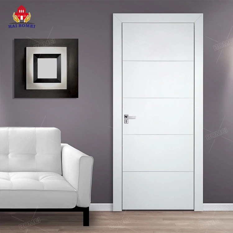 Turkish luxury European style foreign Solid pakistan Wood Swing Mdf Core Modern foshan White Interior Doors for home room