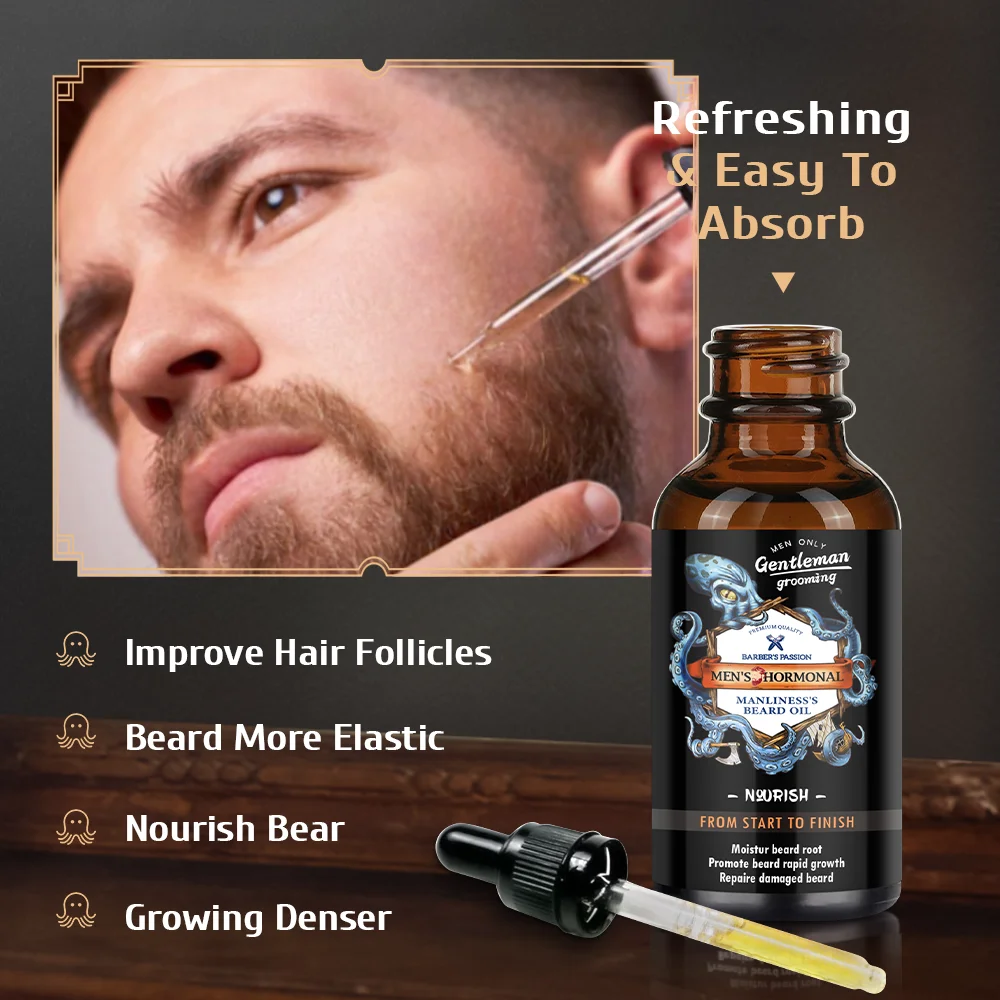 Factory Supply Private Label Moisturize And Treatment Men Care Products Beard And Hair Care For Men