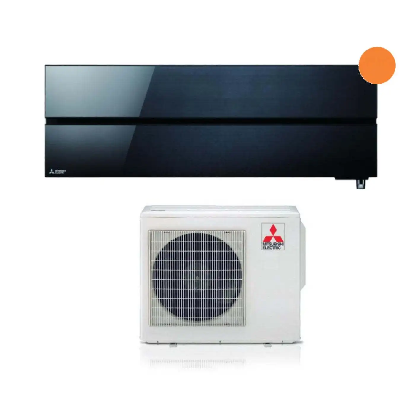 Climatizzatore Condizionatore Mitsubishi Electric Inverter Serie Kirigamine Style 9000 Btu MSZ-LN25VGB Onyx Black R-32 Wi-Fi Int