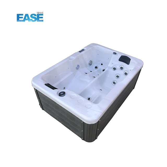 Two Person Lounger Small cheap Freestanding Acrylic Bathtub Jacuzi Outdoor Spa Hot Tubs