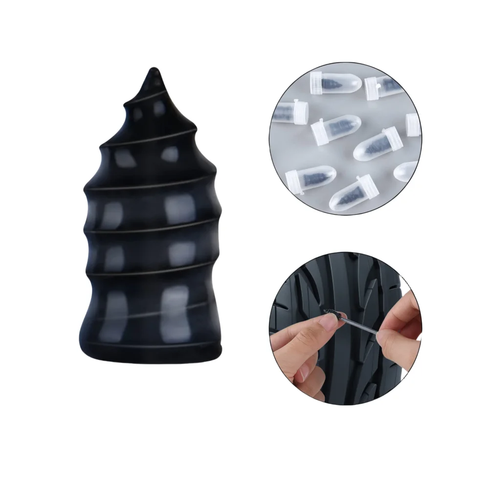 Self-Service Car Wheel Puncture Repair Screws Vacuum Tire Rubber Nails Tyre Repair Kit