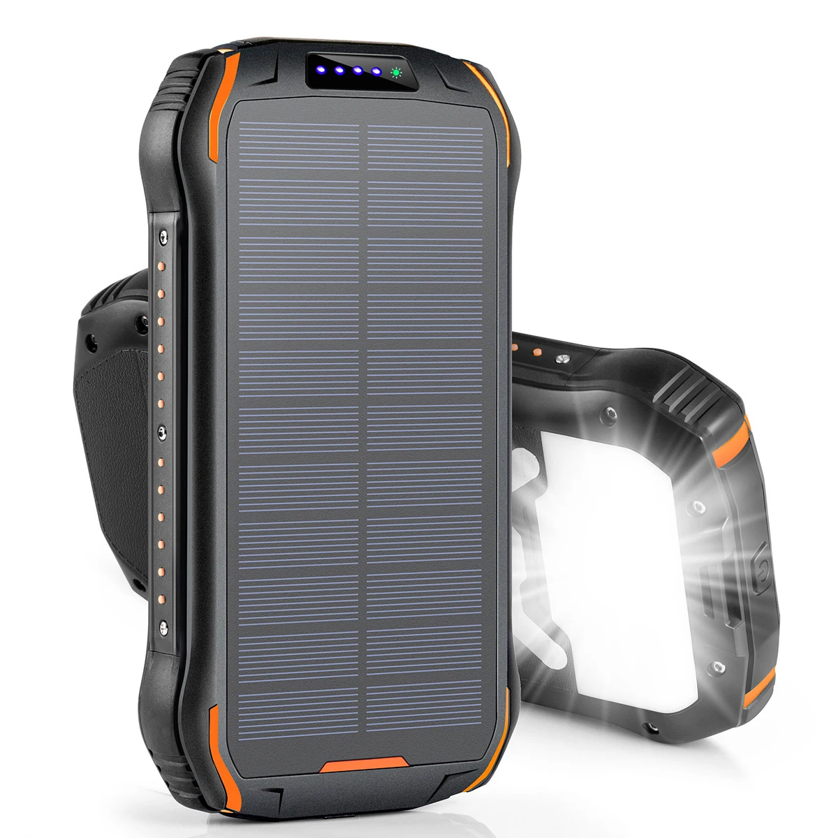 hot sale IP66 waterproof Solar panel waterproof 26800mAh solar charger power bank