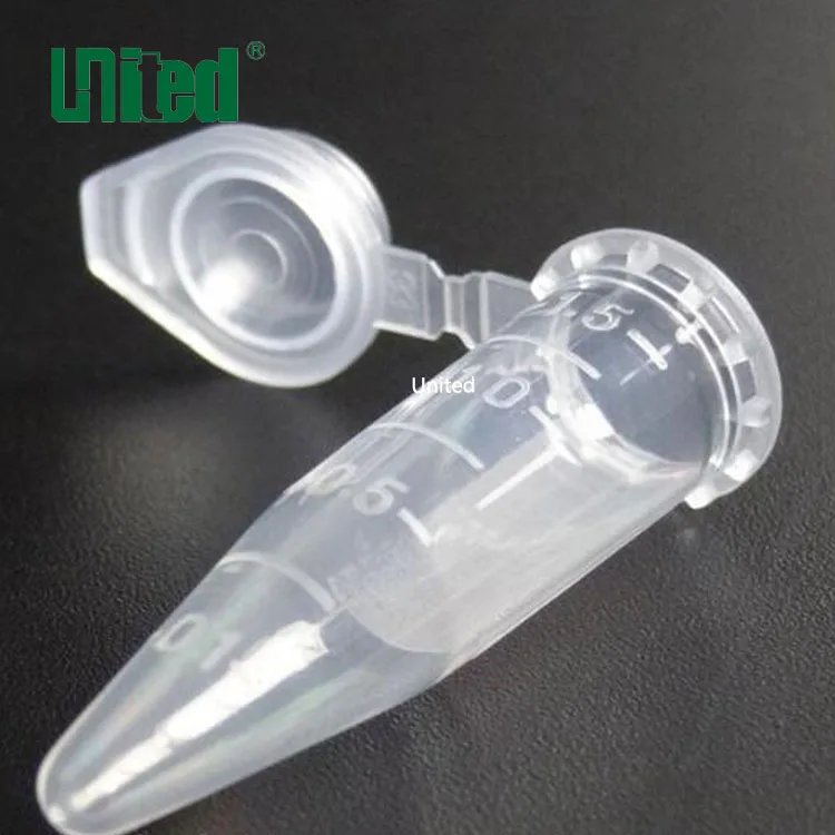 Conical Microcentrifuge 1.5ml micro transparent  centrifuge tubes