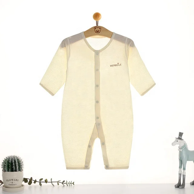 
Bamboo Baby Clothes Romper Kids Clothes 0-3 Months Comfortable For Summer Summer Wear Clothing High Quality Long Sleeve Jumpsuit 