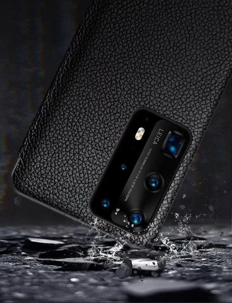 
Hot Sale For Huawei P40 Case Smart View Window Leather Flip Cover Case with Auto Sleep/Wake-up Function 