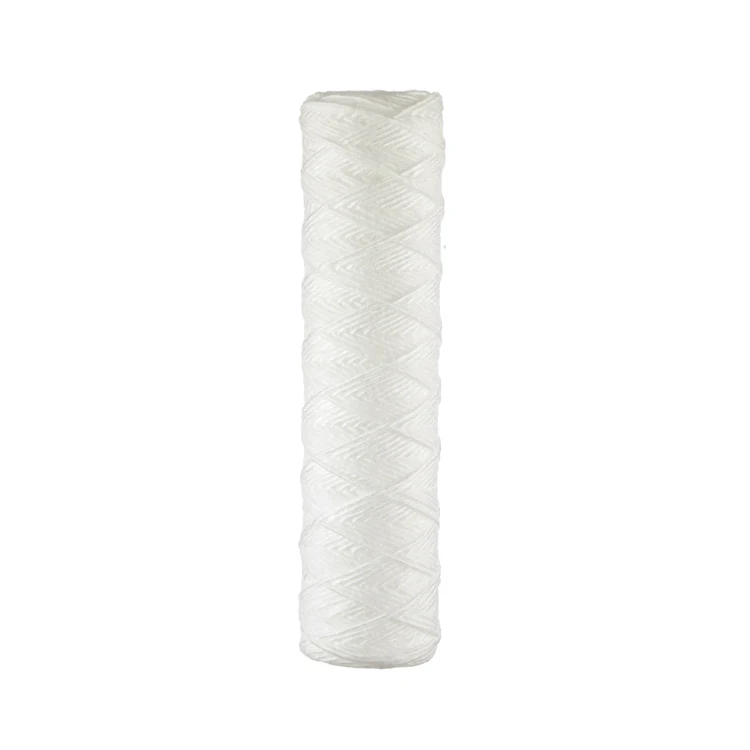 Cheapest 10'1um twisted yarn pp yarn string wire wound water filter cartridges for water filter purifier Ro system