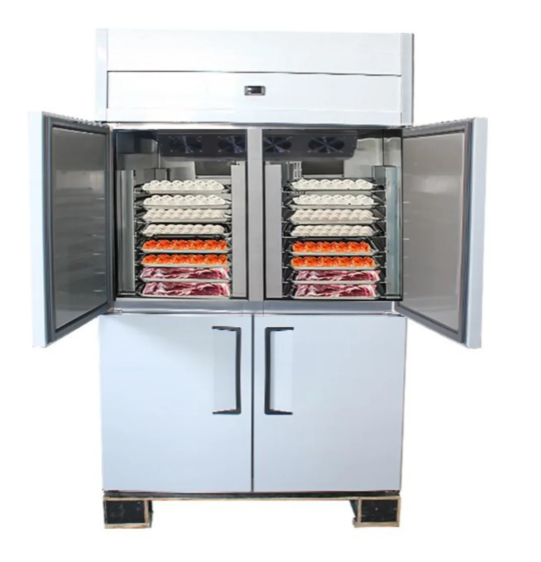 double door fridge bakery fridge double door Freezer and chiller with GN pans