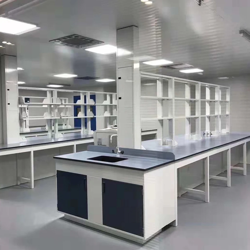 Modern  style Laboratory Lab Table,High Quality Lab Island Work Bench With Good Stability And Corrosion Resistance