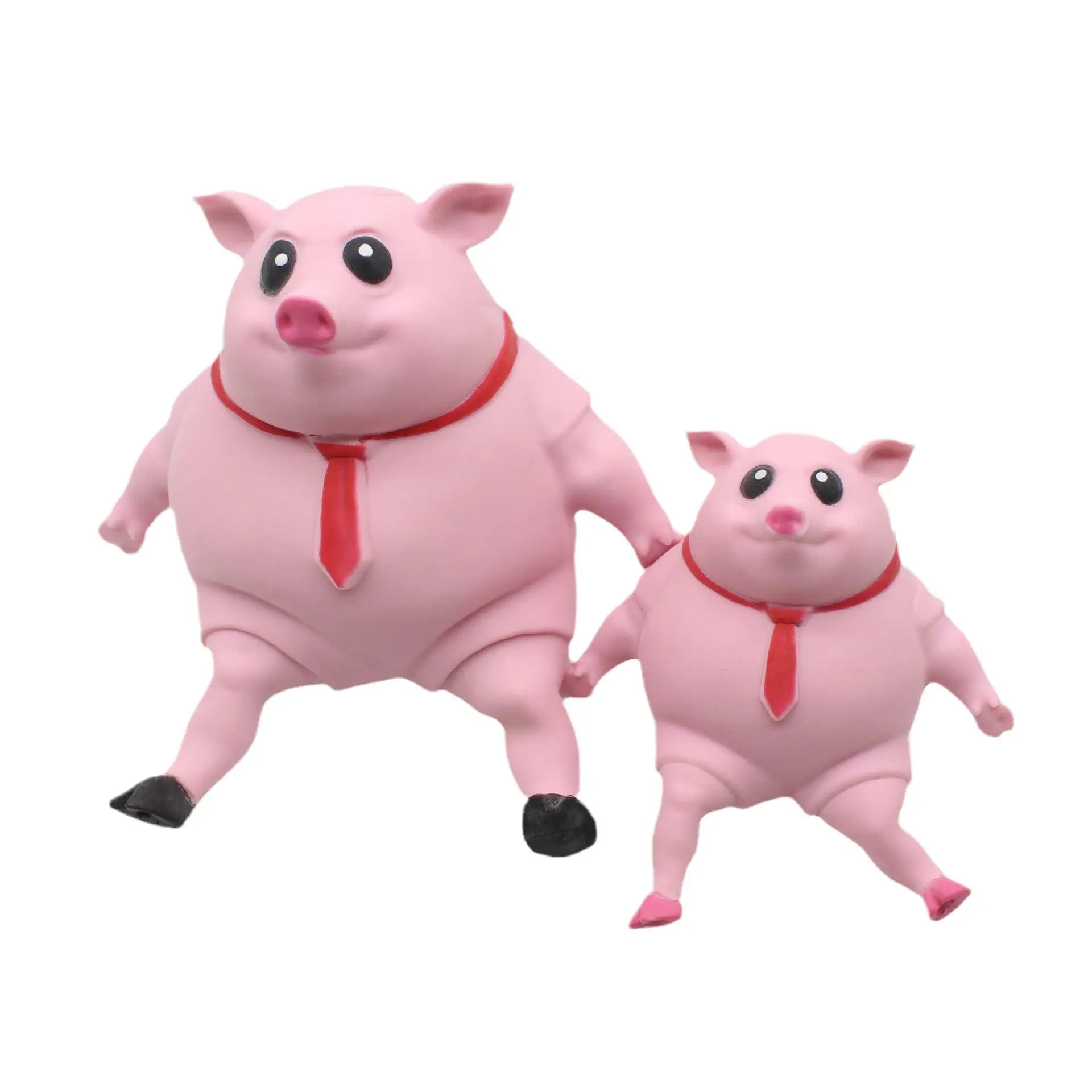 Small Size Custom Magic Sand Squeeze Pig Toy  Stress Stretch Squishy pink Piggy Anti Stress Decompareson Toys For Kids/Adults