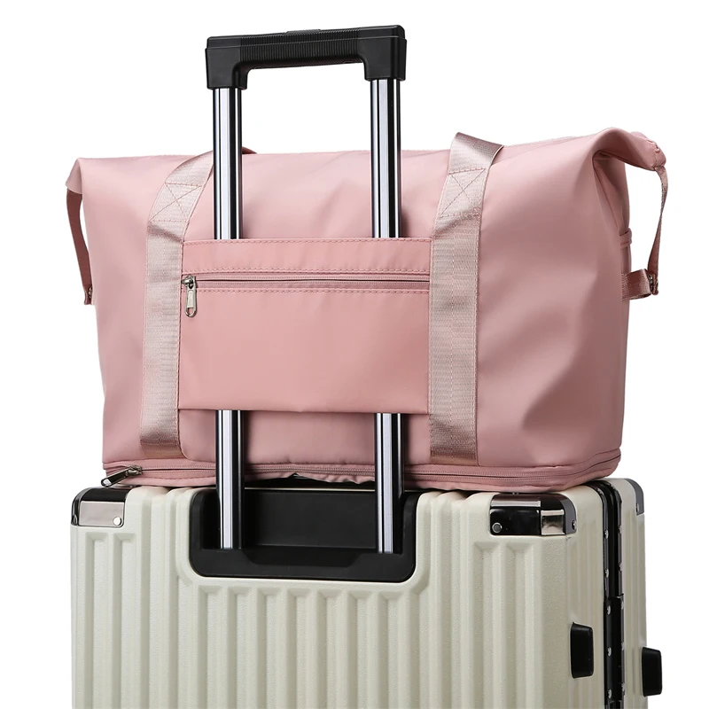 Outdoor wet and dry waterproof portable travel bag Fitness durable folding duffel bag