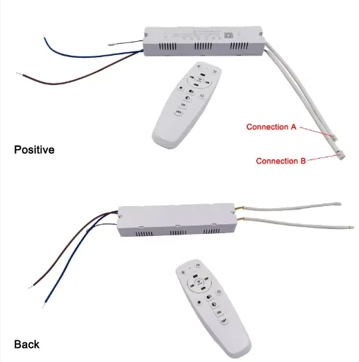APP control LED driver 2.4G remote intelligent LED transformer (20-40W)X2 (40-60W)X2 for dimmable color-changeable chandelier