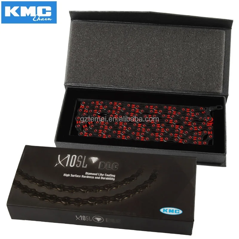 KMC 10 скоростей шоссейные велосипеды цепи X10SL переключатель системы High-end инструмент для демонтажа велосипеда MTB Diamond как покрытие