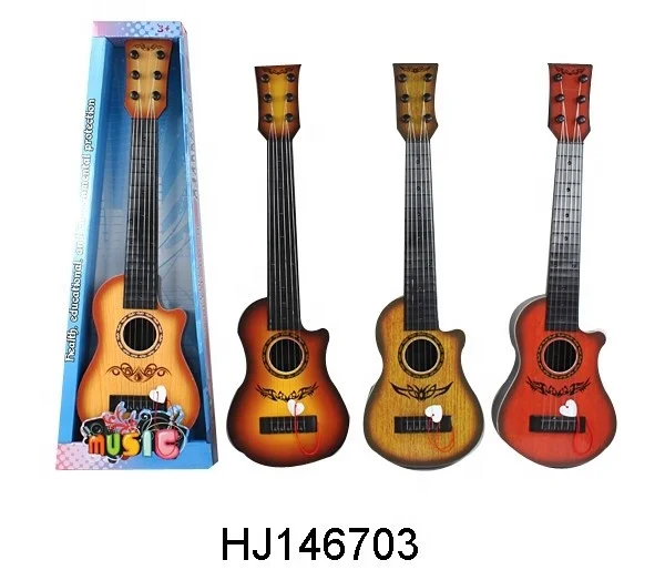 hot selling 21' wood six string guitar can play and toning acoustic guitar toys