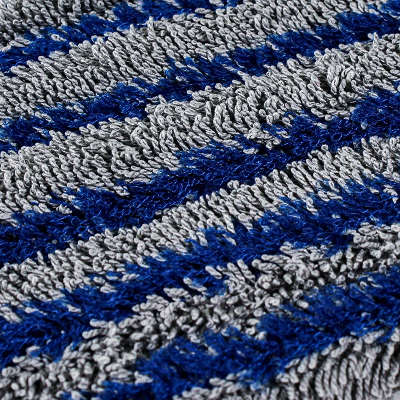 Wholesale Custom Industrial Strong Absorbent Floor cleaning mop Microfiber Trapezoid Scrubbing Twisted Mop Pad Wet Mops