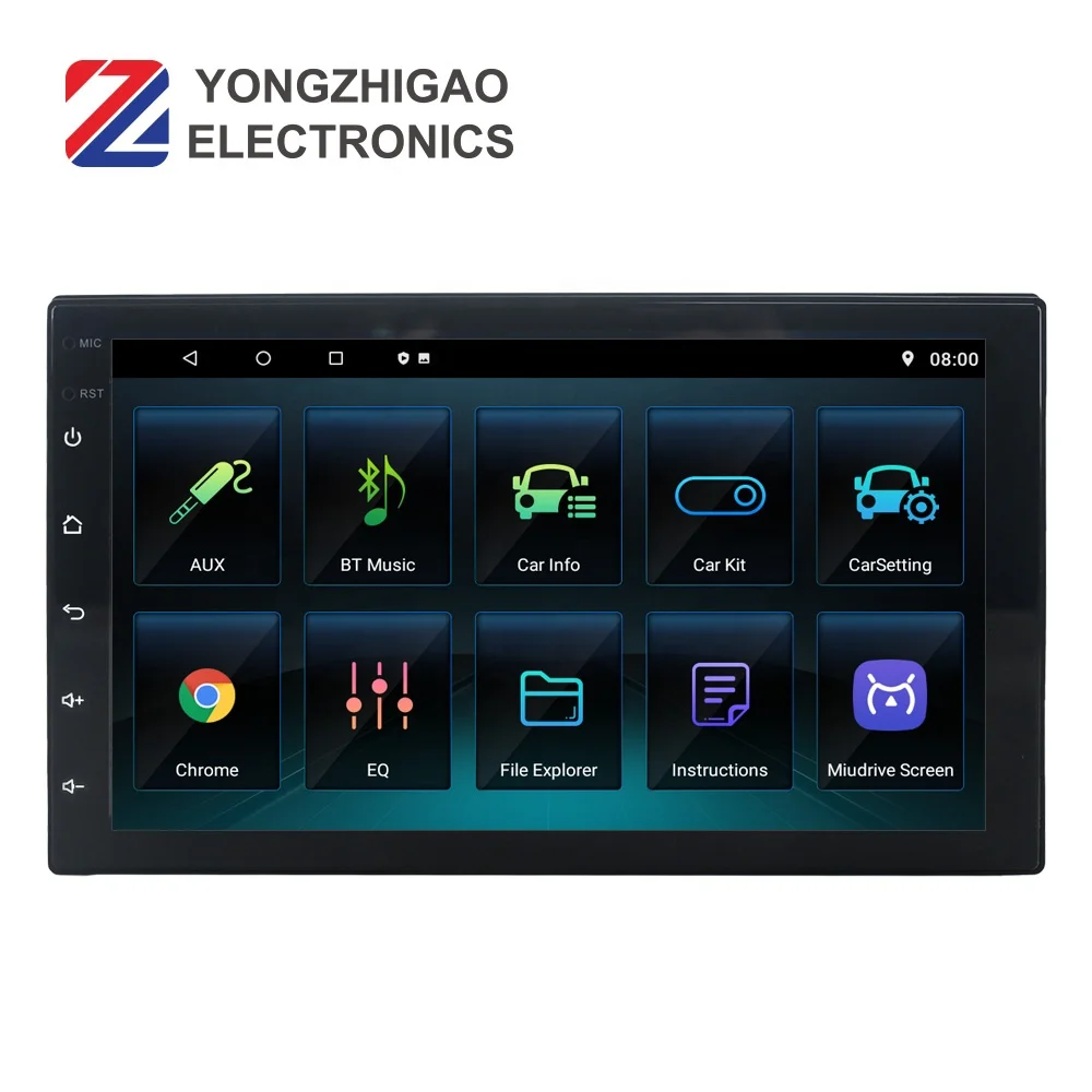 Стерео Dvd-плеер с сенсорным экраном радио 7 дюймов универсальная Gps-навигация Indash автомобильное радио Android