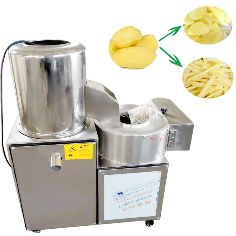 Машина для производства картофельных чипсов из нержавеющей стали, производственная линия картофеля фри