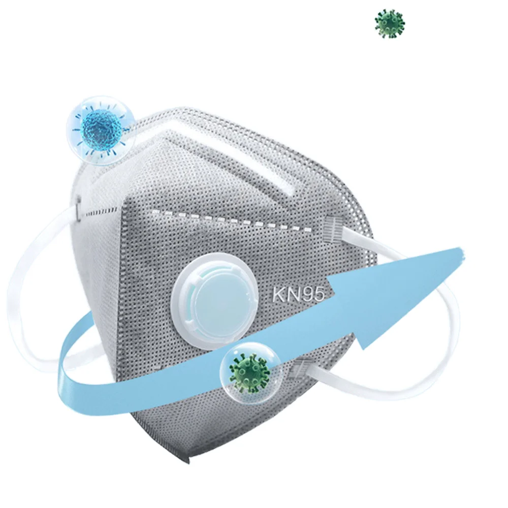 50 Pack PM2.5 Fine Dust Filter Mask KN95 Coal Mine Dust Mask Respirators & Face Masks