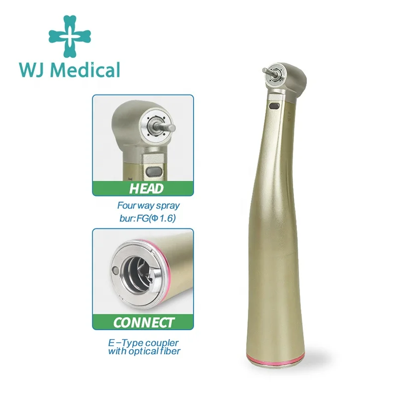 Dental Electric Micro Motor Internal Spray with 1:5 Increasing High Speed Contra  Angle  Handpiece Dental Brushless Micromotor