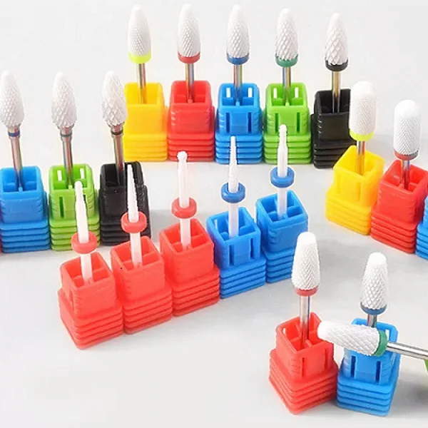 Ceramic Milling Cutter Nail Drill Bit Electric Manicure Drills Pedicure Mill Bits Machine Files Nail Art Tools