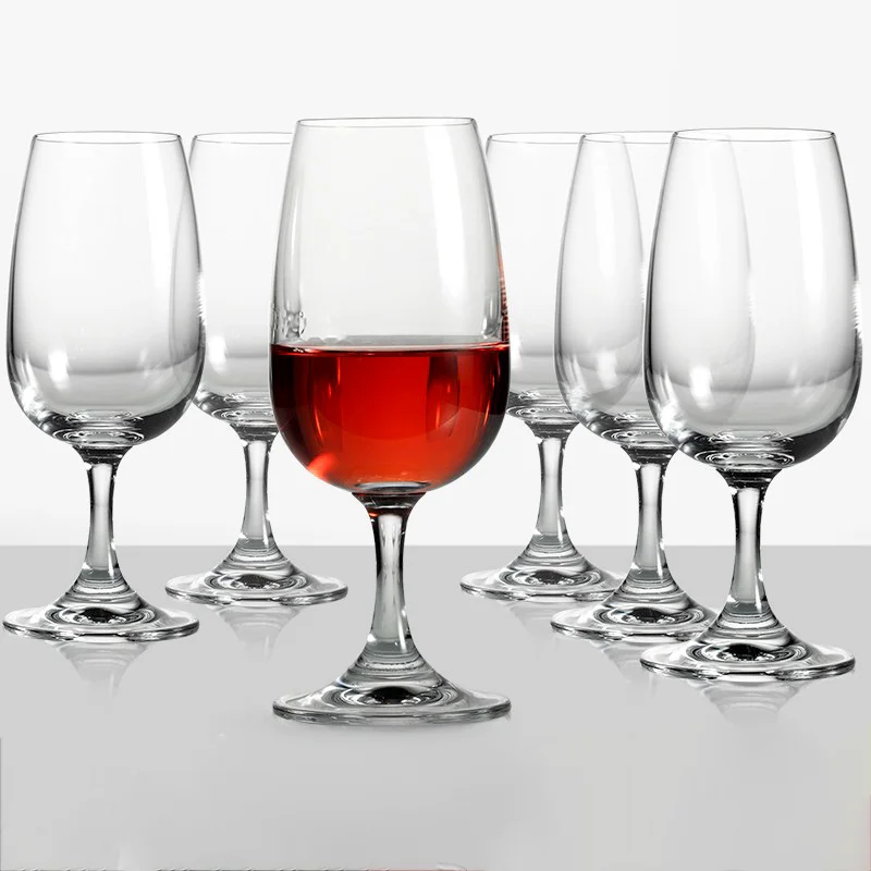 2/4/5/6/7oz 65/125/145/175/220ml Clear Glass Red Wine Cup Glass Goblet For Drinking Whiskey Liquor Champagne Brandy