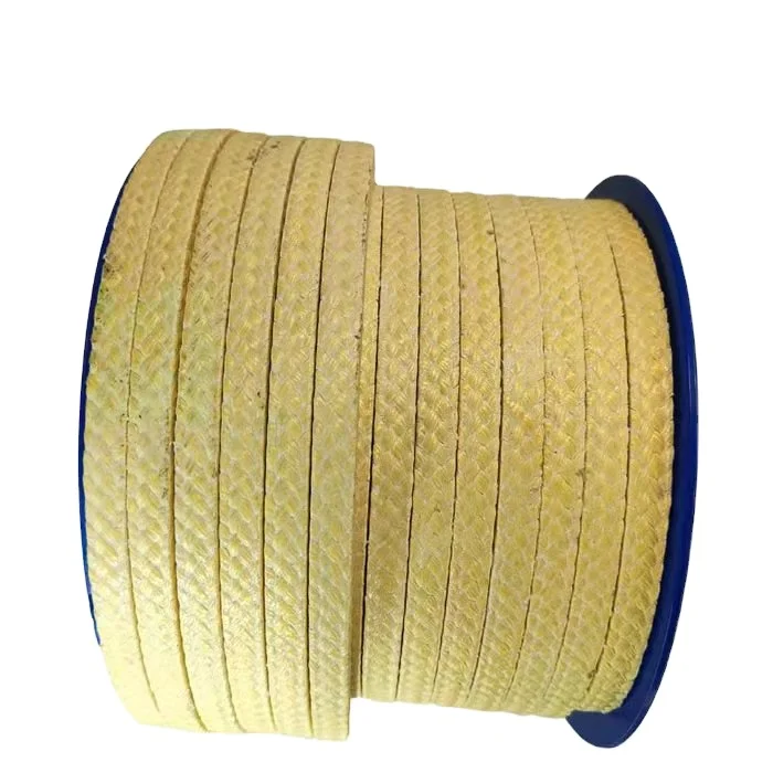 wholesale high quality aramid fiber braided packing as mechanical pump sealing filler