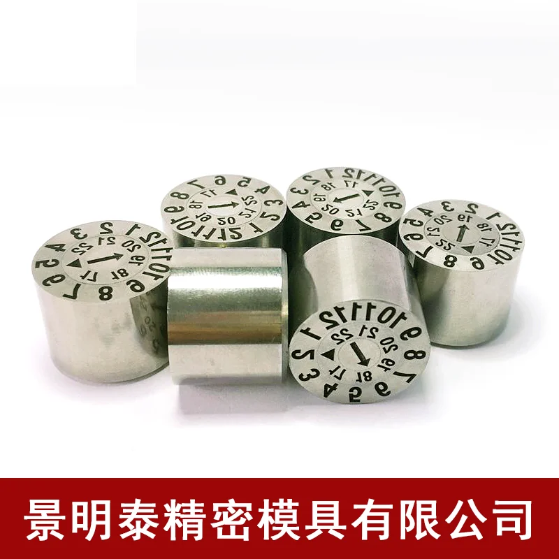 
JIS standard day month year single dual ring mold date code insert 