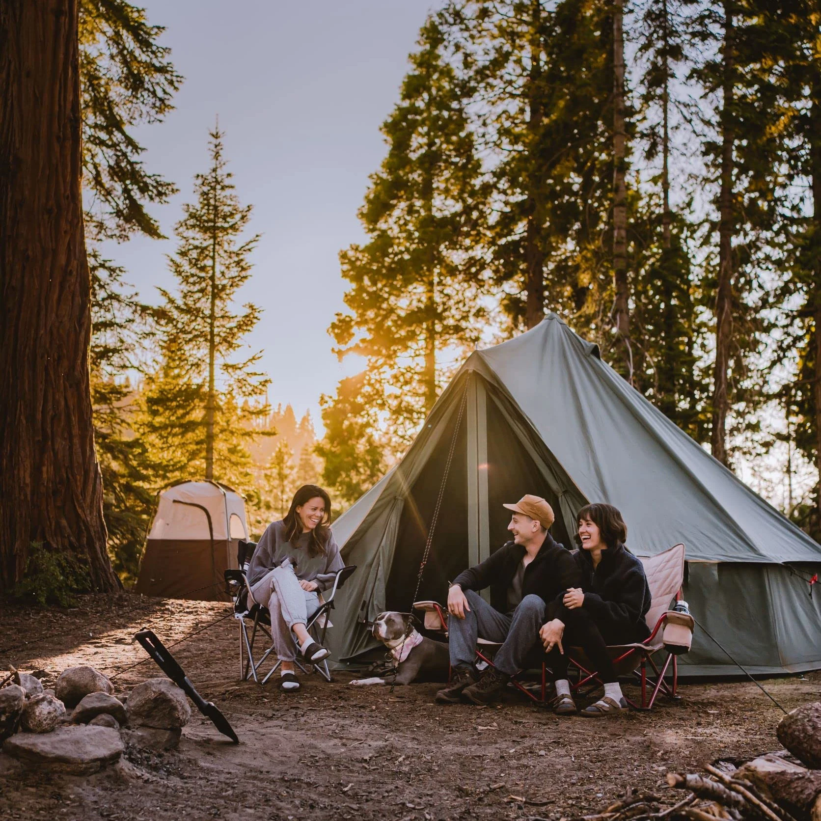 Acome Outdoor Cotton Canvas Yurt Tent Double Layer Canvas 4 Season Family Tent Luxury Event Bell Tent