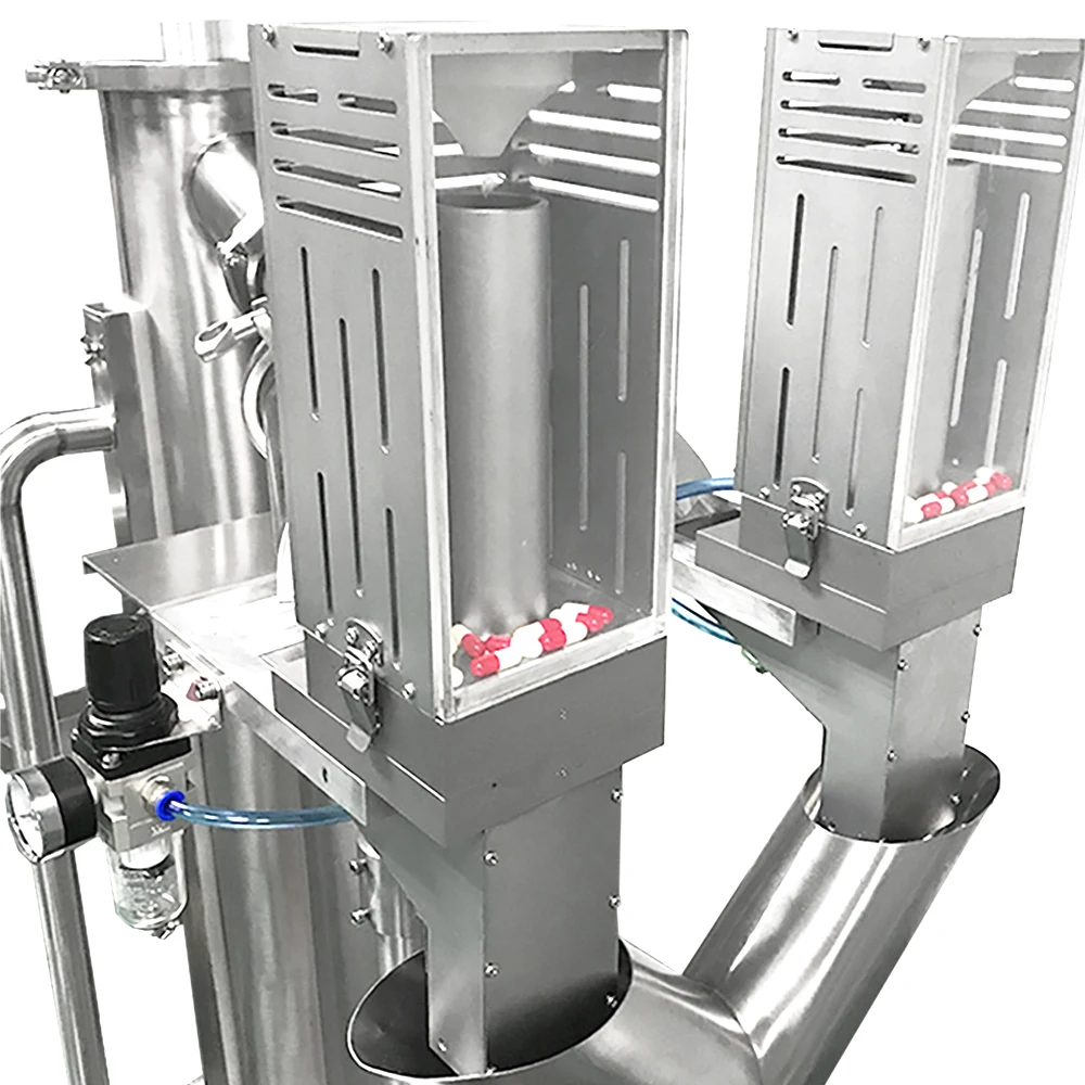 JMJ-3A High Speed Vertical Capsule Polishing Sorting Machine with Double Sorter Capsule Polisher