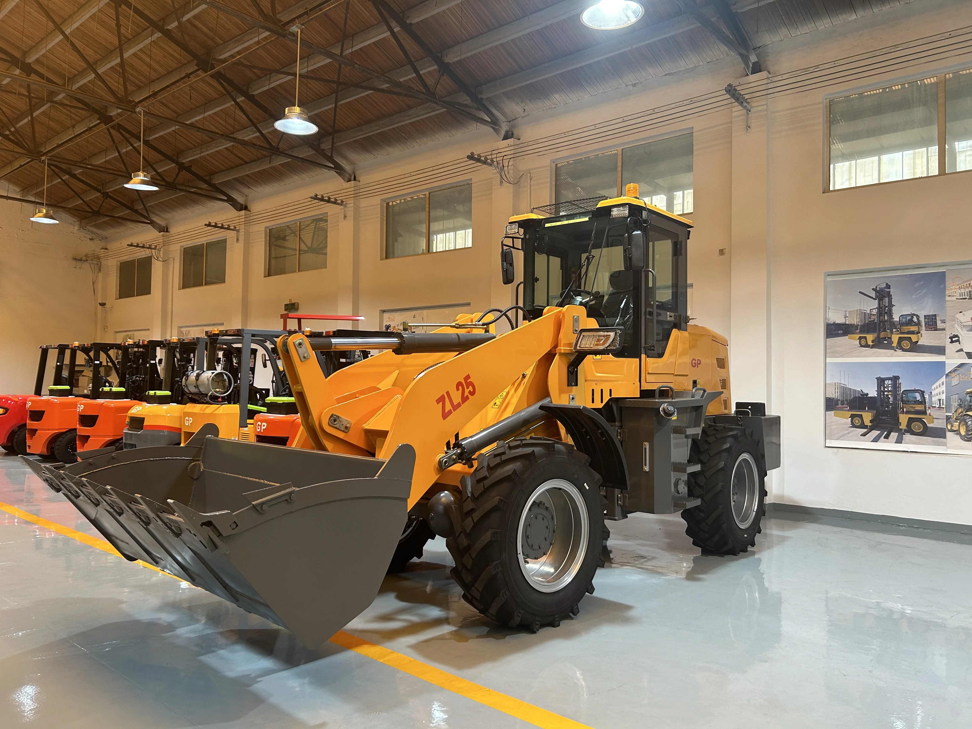China Gp Lasting Brand 2500kg Wheel Loader Model ZL25 Hot Sale