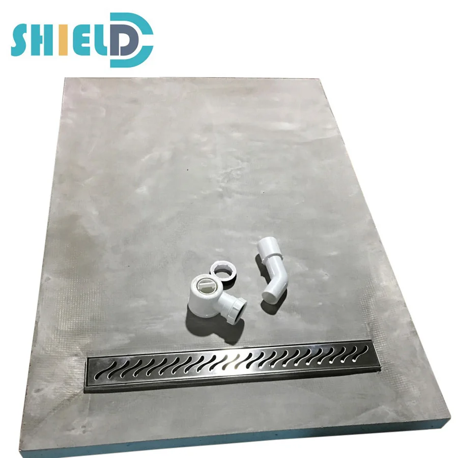 show case freestanding cast iron shower tray